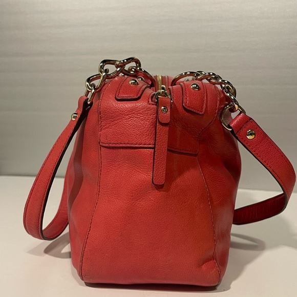 Kate Spade Pink Gold chain Leather purse - Picture 2 of 11